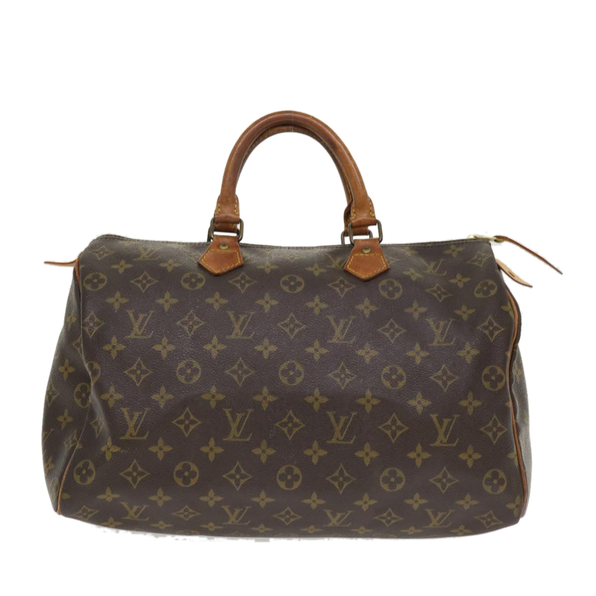 LOUIS VUITTON Monogram Speedy 35 Hand Bag M41524 LV Auth hs1639