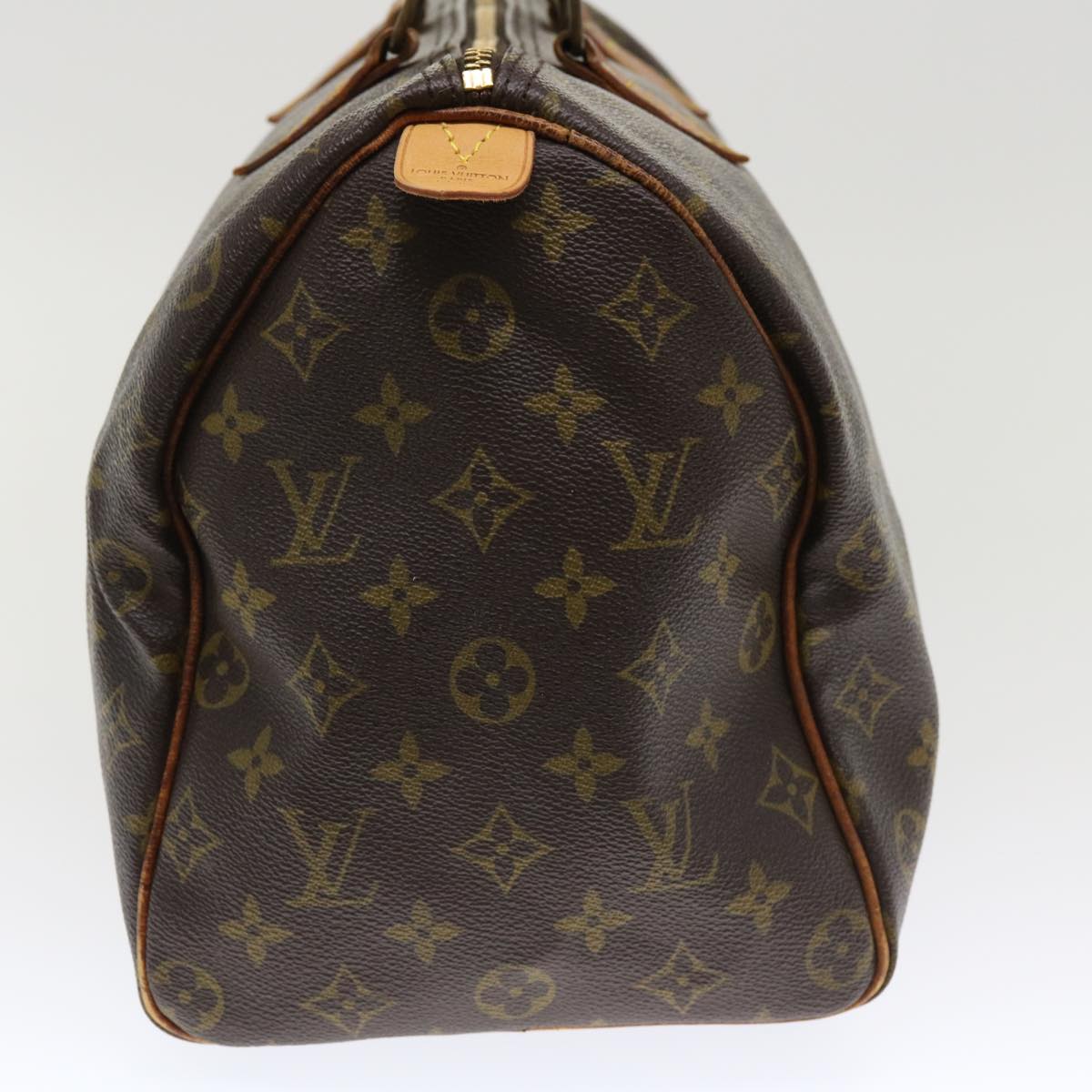 LOUIS VUITTON Monogram Speedy 35 Hand Bag M41524 LV Auth hs1639