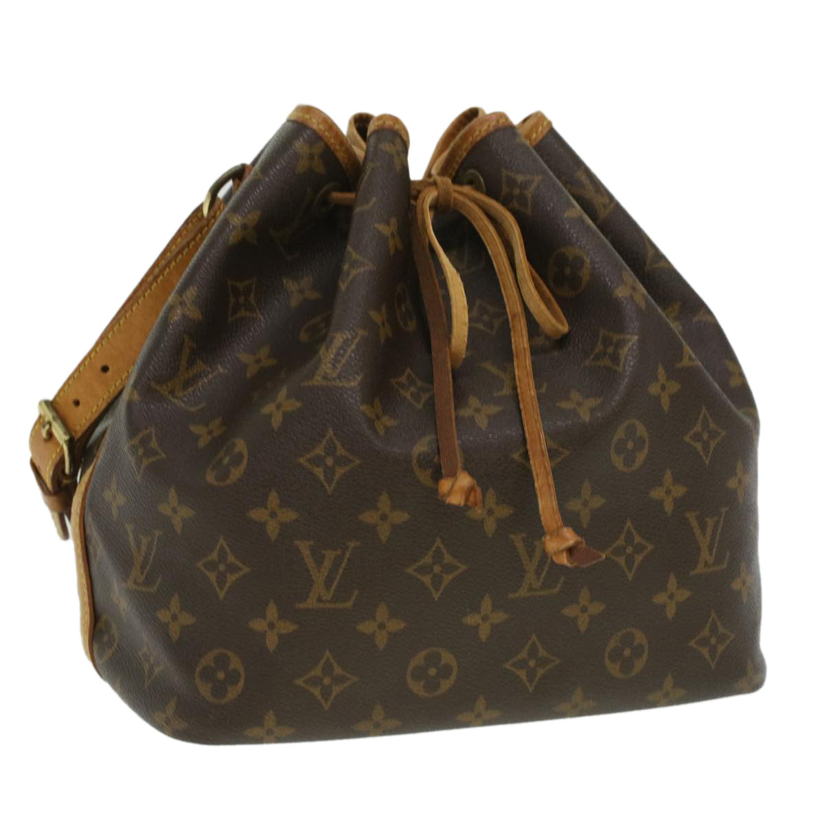 LOUIS VUITTON Monogram Petit Noe Shoulder Bag M42226 LV Auth hs1660