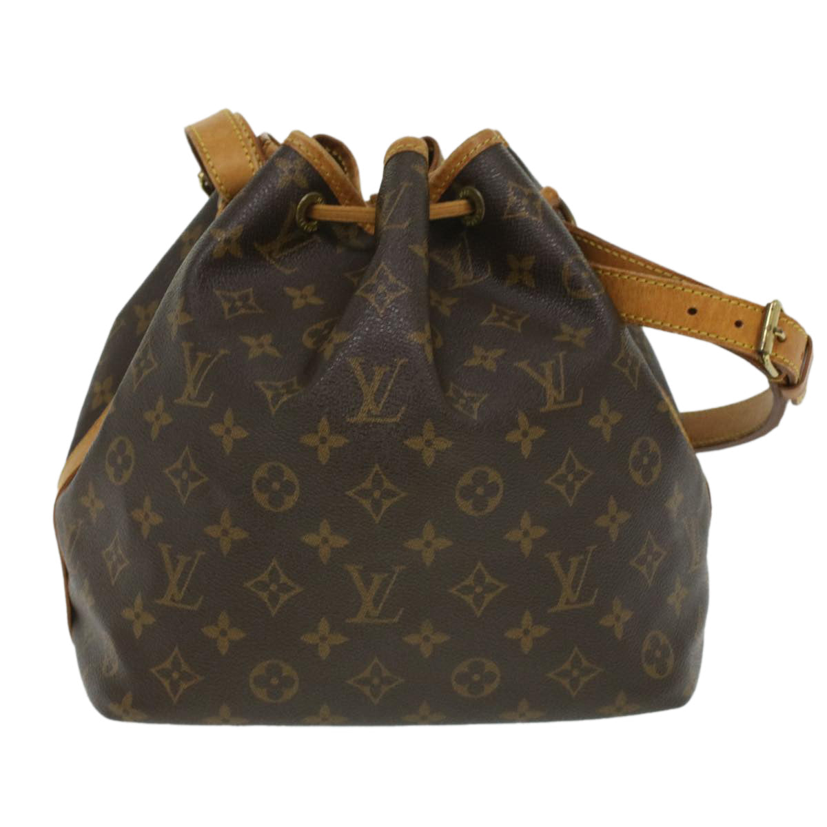 LOUIS VUITTON Monogram Petit Noe Shoulder Bag M42226 LV Auth hs1660