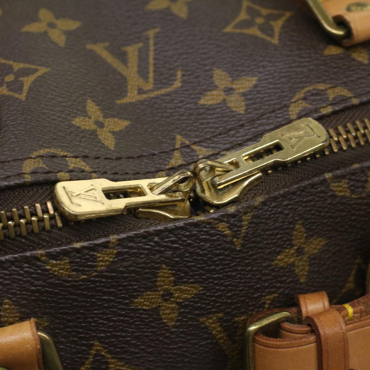 LOUIS VUITTON Monogram Keepall 55 Boston Bag M41424 LV Auth hs1662