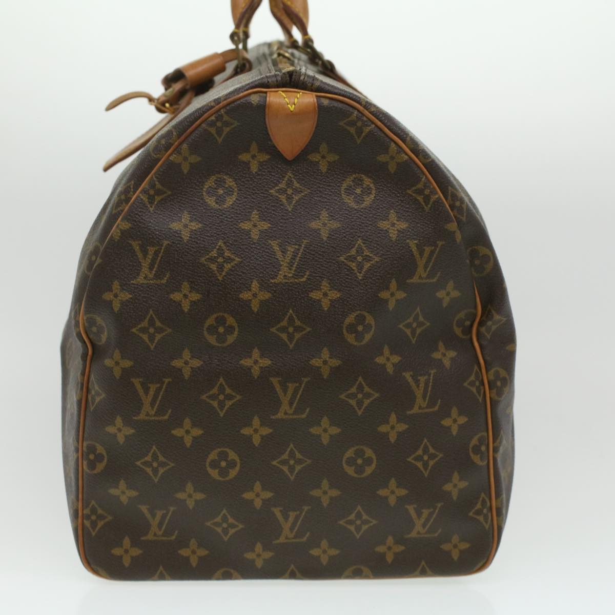 LOUIS VUITTON Monogram Keepall 55 Boston Bag M41424 LV Auth hs1662