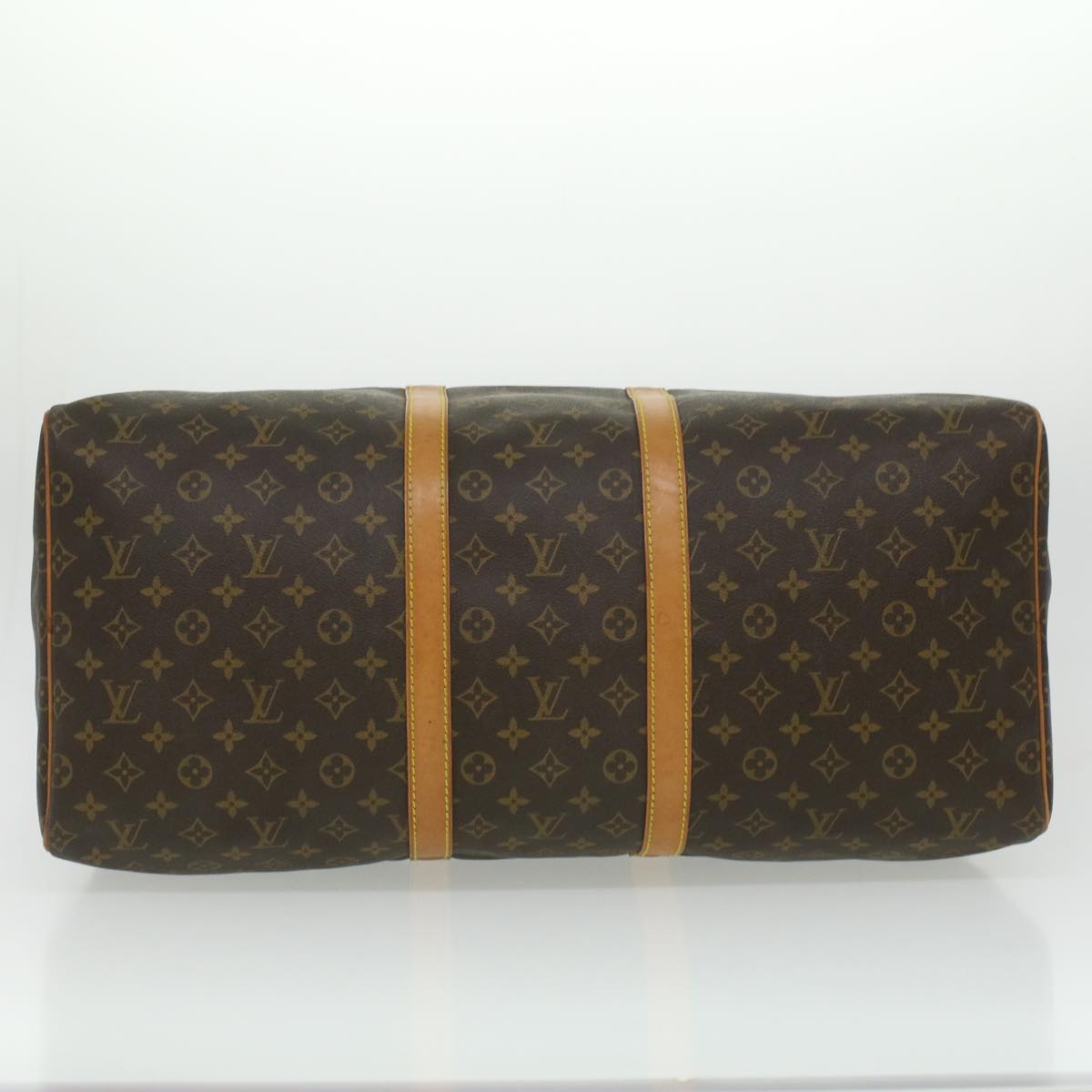 LOUIS VUITTON Monogram Keepall 55 Boston Bag M41424 LV Auth hs1662