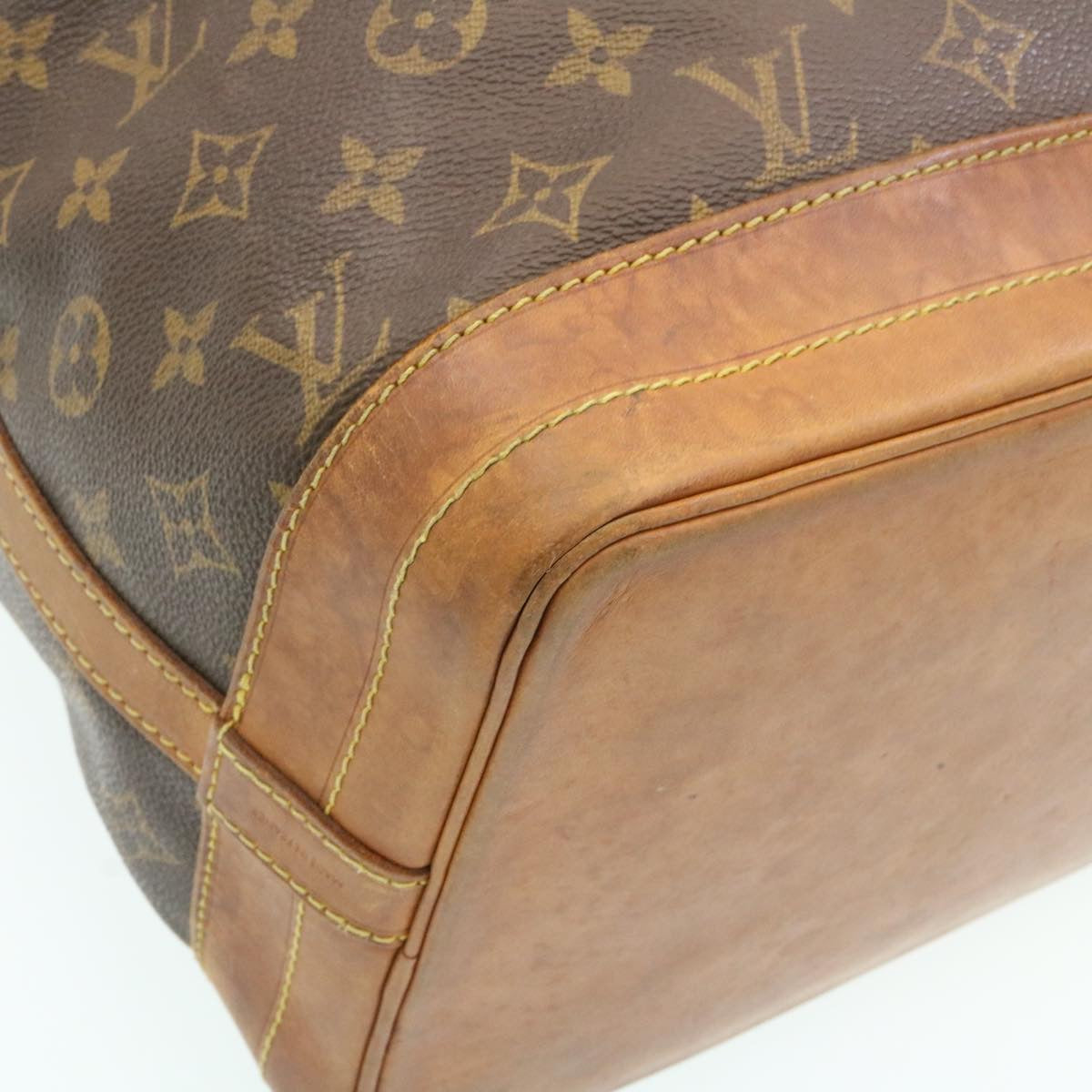 LOUIS VUITTON Monogram Noe Shoulder Bag M42224 LV Auth hs188