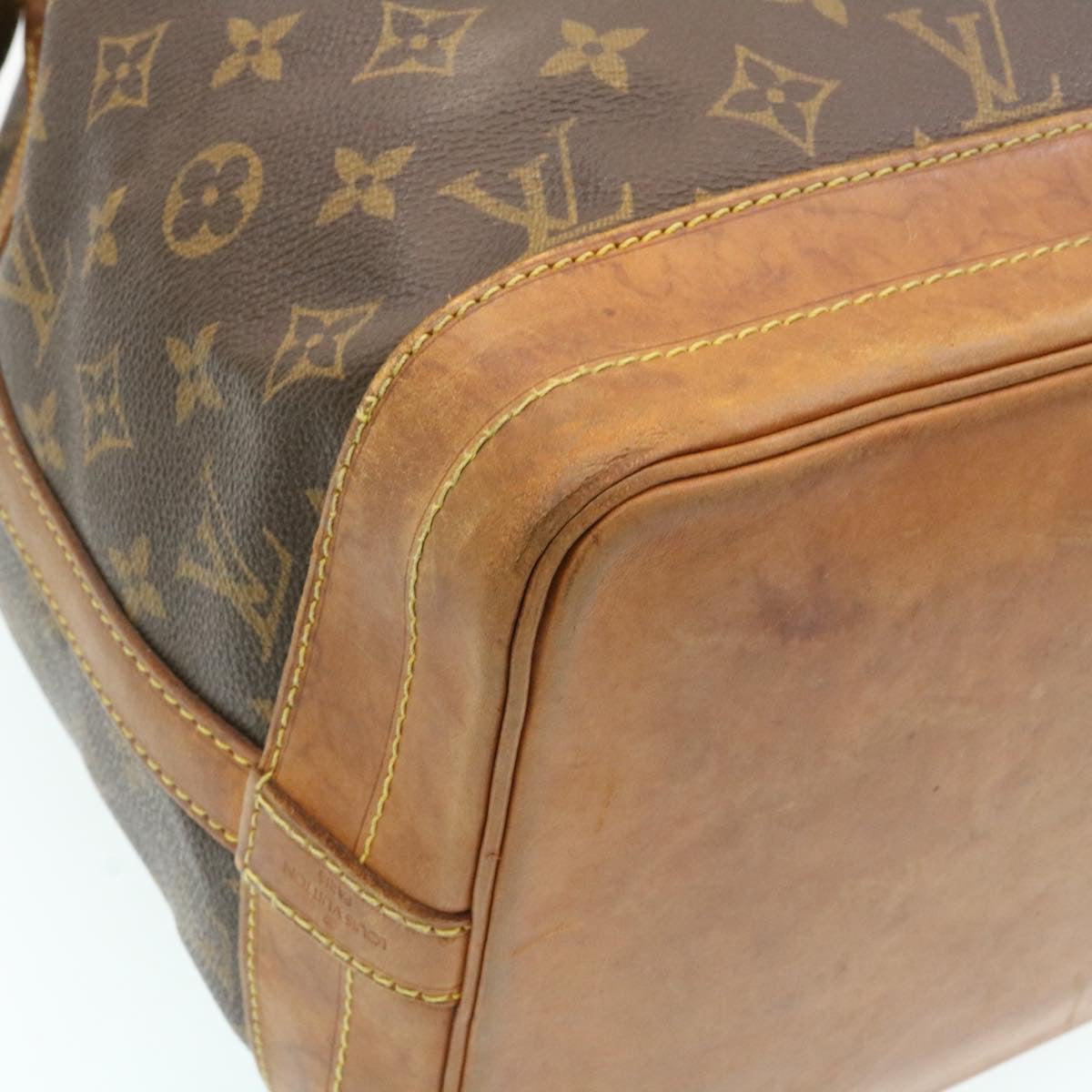 LOUIS VUITTON Monogram Noe Shoulder Bag M42224 LV Auth hs188