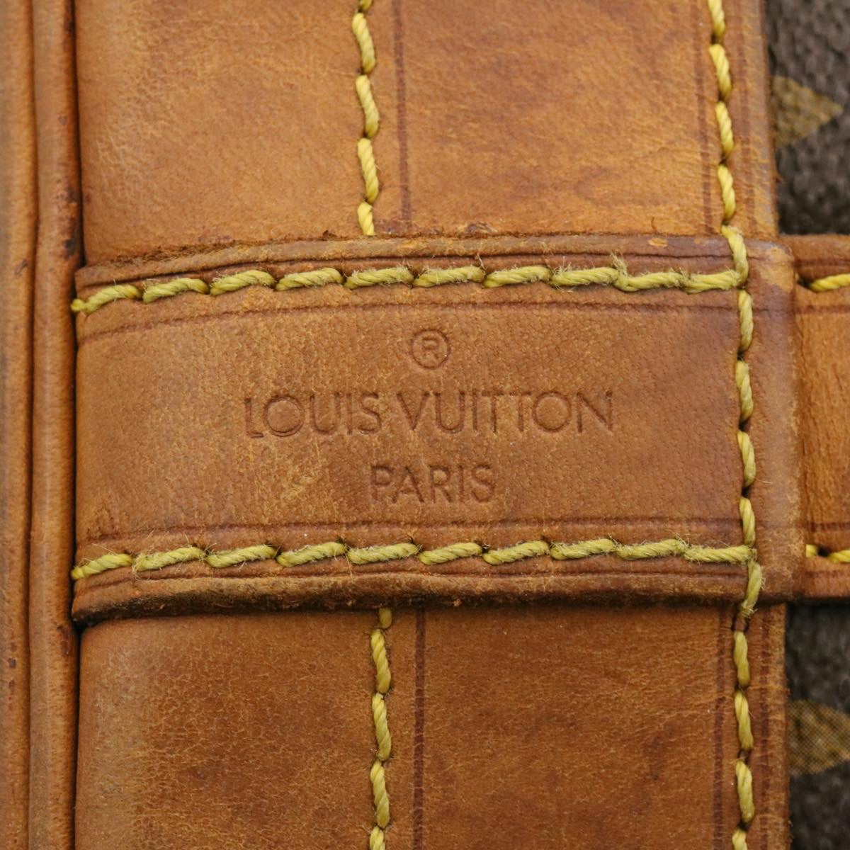 LOUIS VUITTON Monogram Noe Shoulder Bag M42224 LV Auth hs188