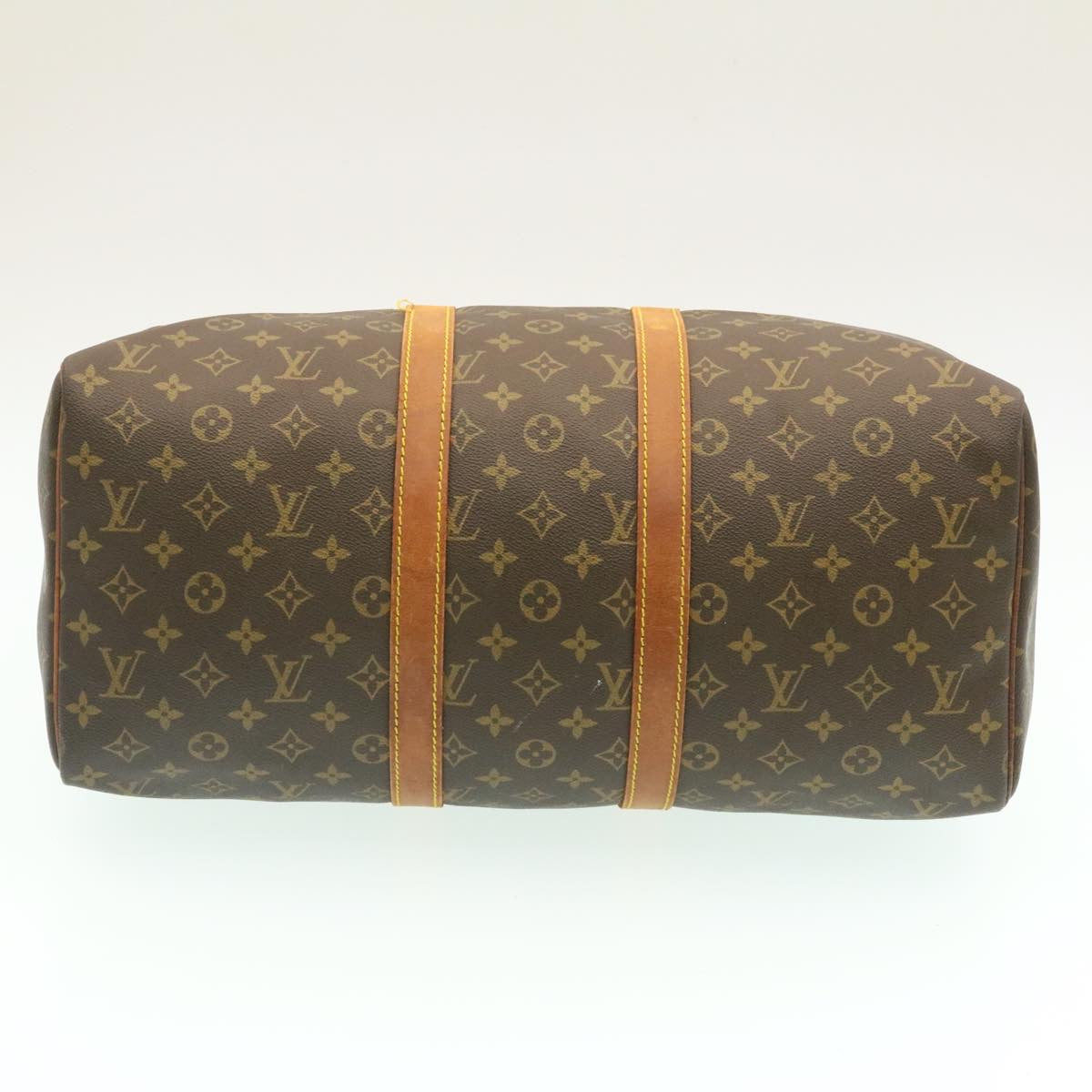 LOUIS VUITTON Monogram Keepall 45 Boston Bag M41428 LV Auth hs232