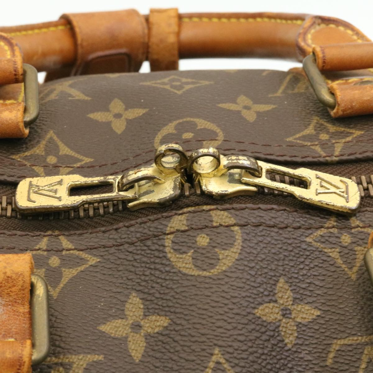 LOUIS VUITTON Monogram Keepall 45 Boston Bag M41428 LV Auth hs232