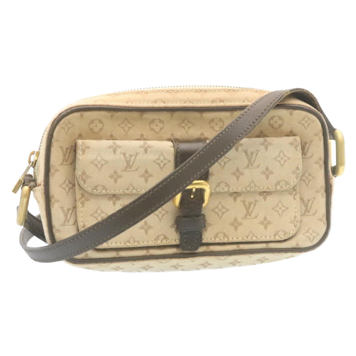 LOUIS VUITTON Monogram Mini Juliet MM Shoulder Bag Khaki M92218 LV Auth hs302