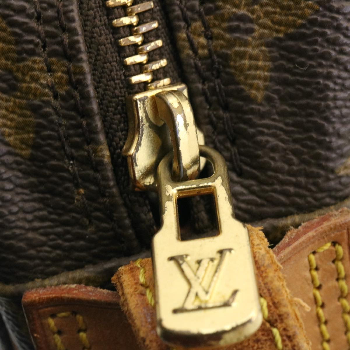LOUIS VUITTON Monogram Jeune Fille MM Shoulder Bag M51226 LV Auth hs311