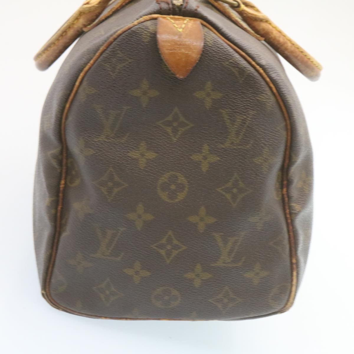 LOUIS VUITTON Monogram Speedy 30 Hand Bag M41526 LV Auth  hs363