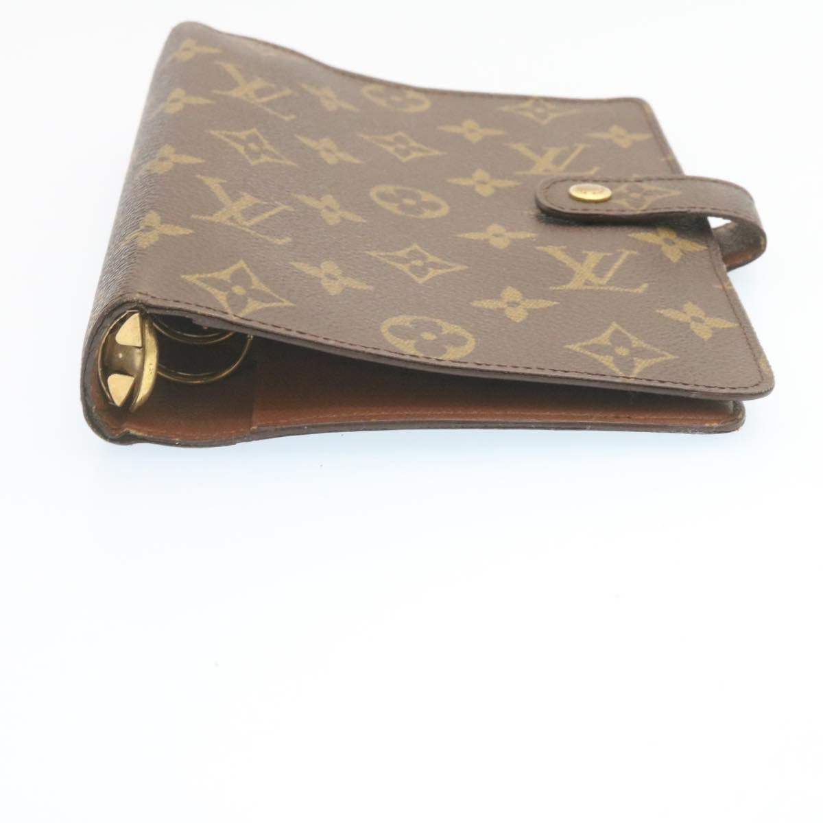 LOUIS VUITTON Monogram Agenda MM Day Planner Cover R20105 LV Auth hs384