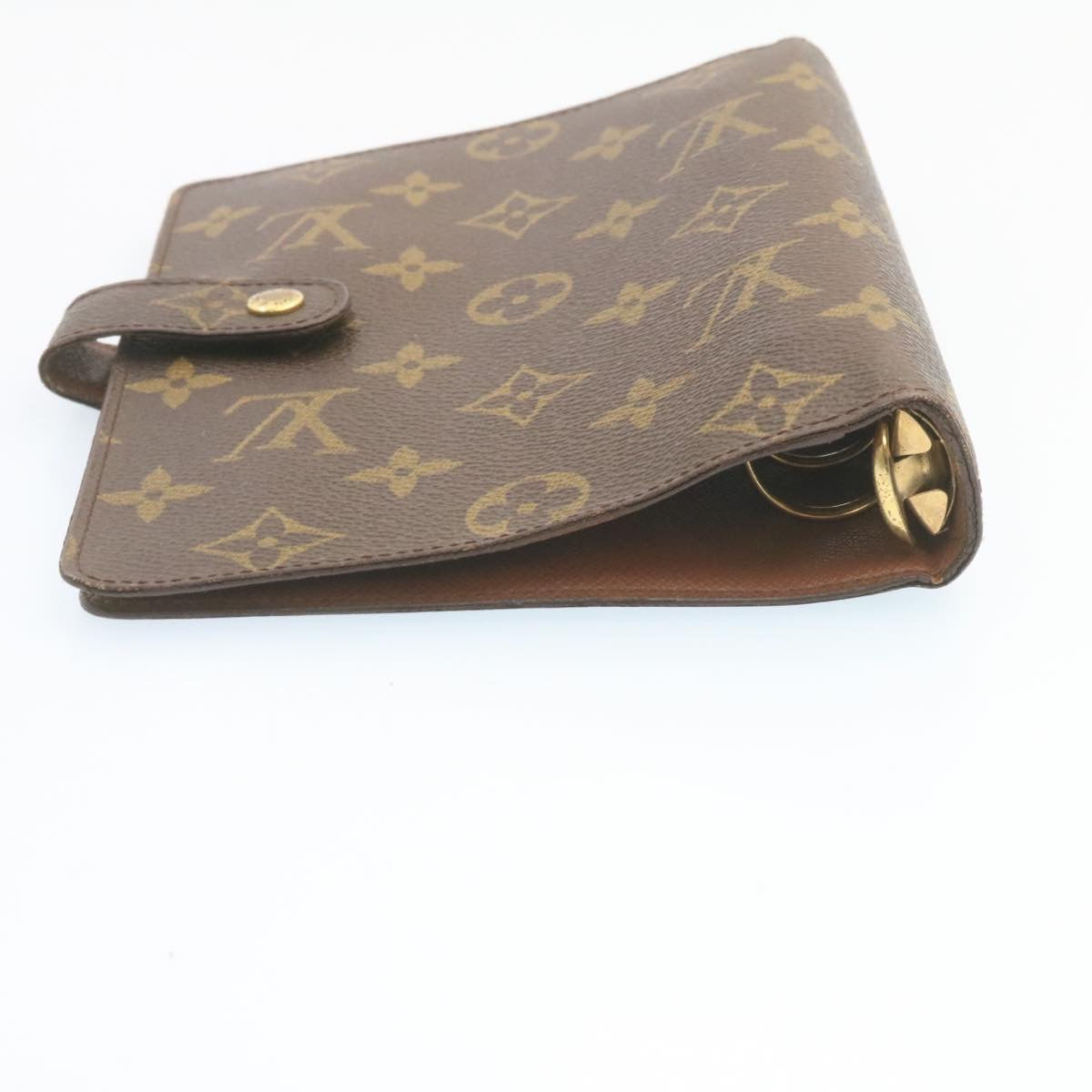 LOUIS VUITTON Monogram Agenda MM Day Planner Cover R20105 LV Auth hs384