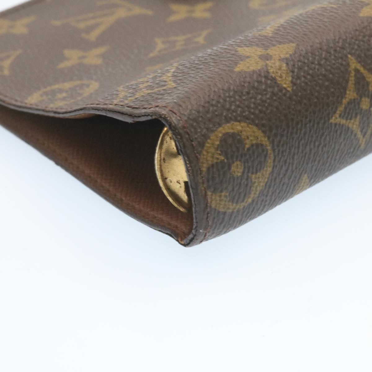 LOUIS VUITTON Monogram Agenda MM Day Planner Cover R20105 LV Auth hs384