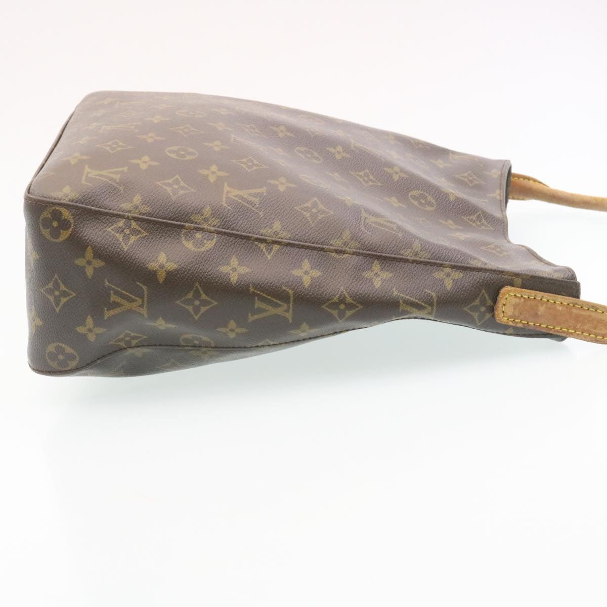 LOUIS VUITTON Monogram Looping GM Shoulder Bag M51145 LV Auth hs479