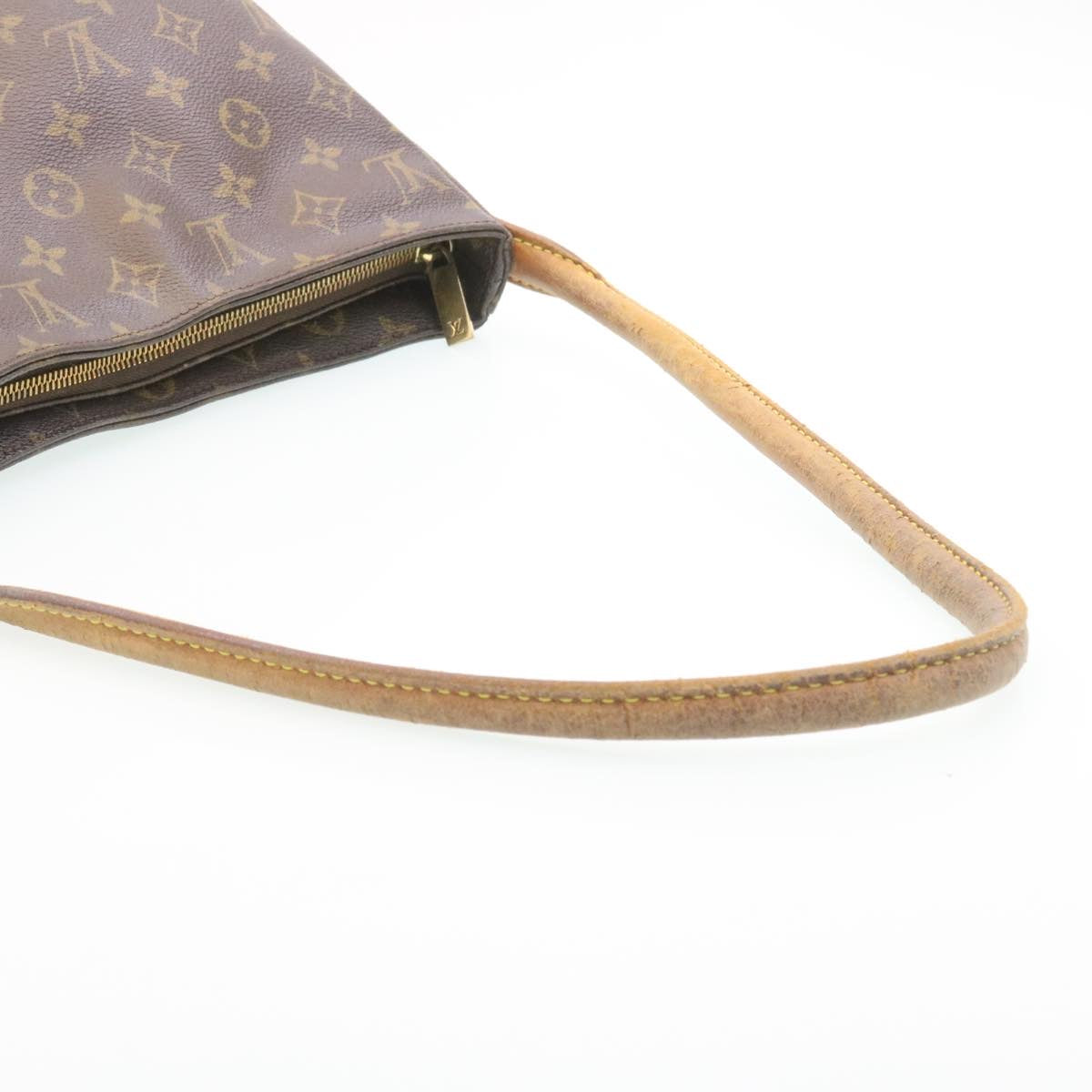 LOUIS VUITTON Monogram Looping GM Shoulder Bag M51145 LV Auth hs479