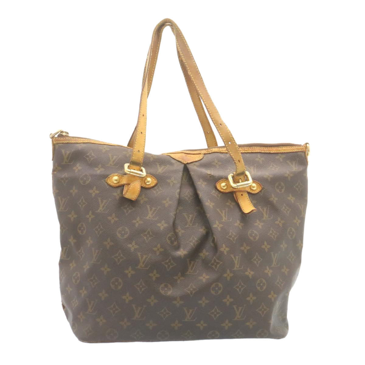 LOUIS VUITTON Monogram Palermo PM Tote Bag M40145 LV Auth hs506