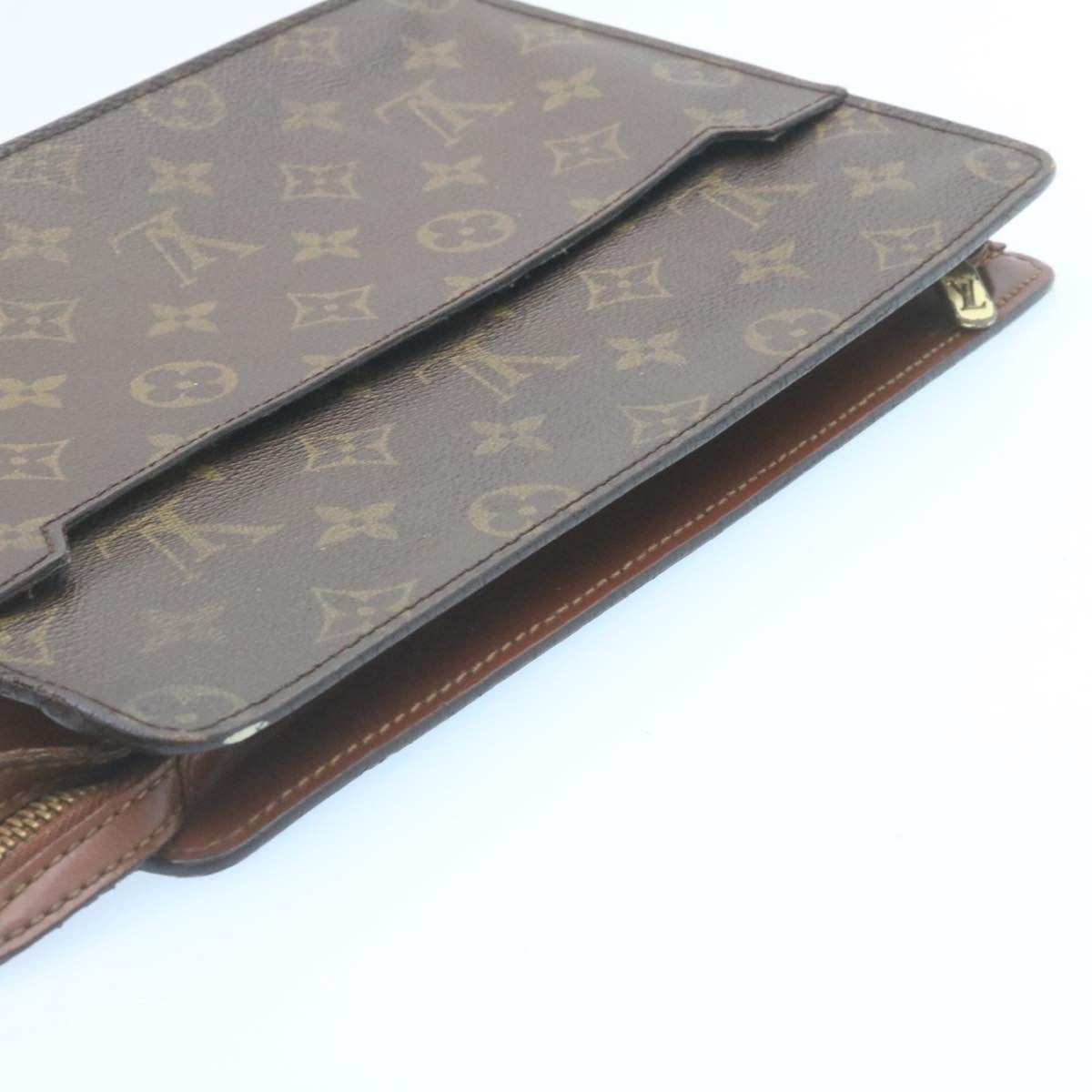 LOUIS VUITTON Monogram Pochette Homme Clutch Bag M51795 LV Auth hs518