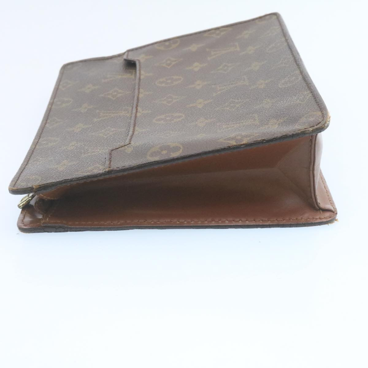 LOUIS VUITTON Monogram Pochette Homme Clutch Bag M51795 LV Auth hs518