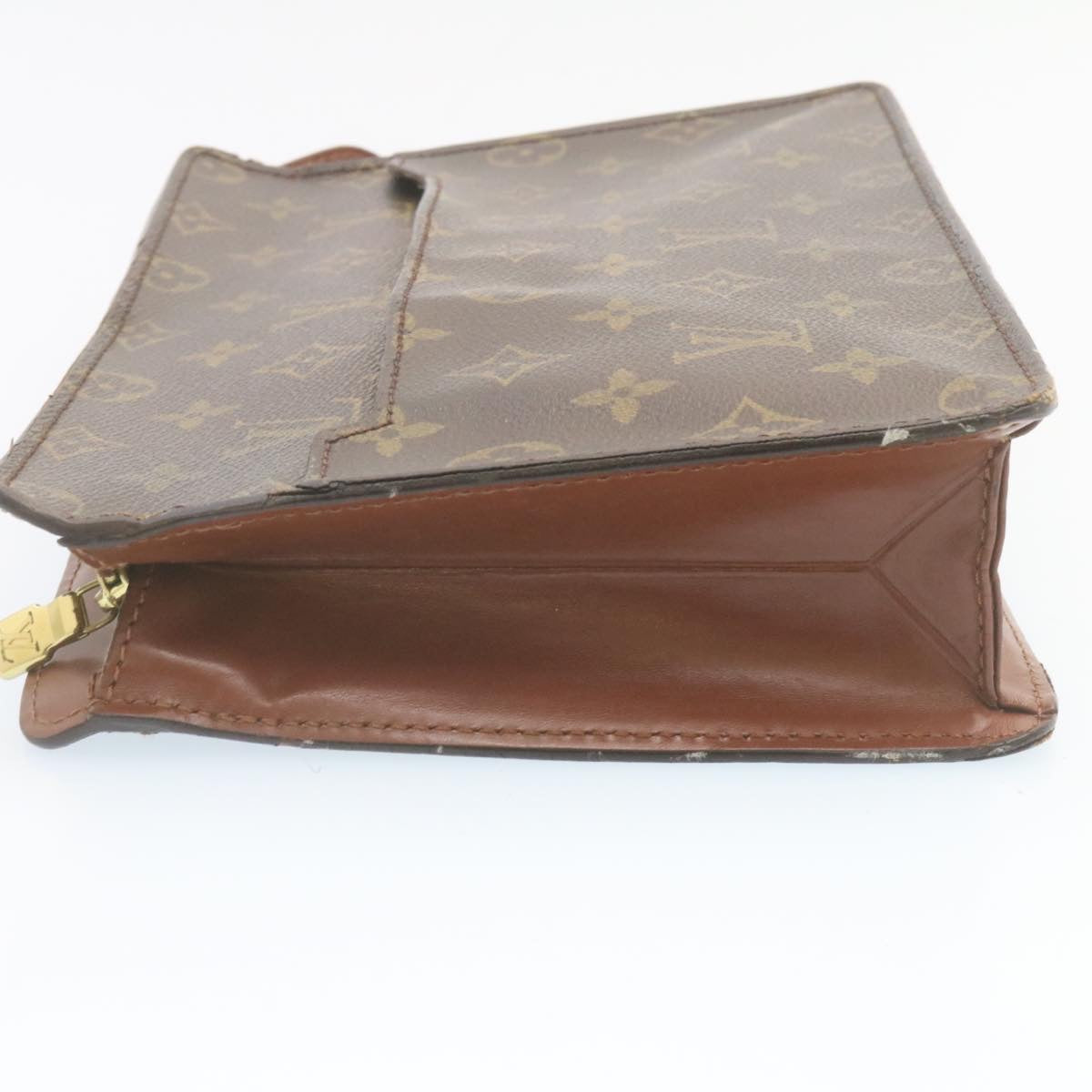 LOUIS VUITTON Monogram Pochette Homme Clutch Bag M51795 LV Auth hs519