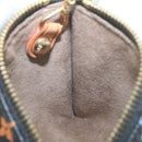 LOUIS VUITTON Monogram Multicolor Berlingo Coin Purse Black M58029 LV Auth hs547-10