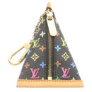LOUIS VUITTON Monogram Multicolor Berlingo Coin Purse Black M58029 LV Auth hs547-2
