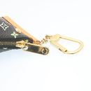 LOUIS VUITTON Monogram Multicolor Berlingo Coin Purse Black M58029 LV Auth hs547-7