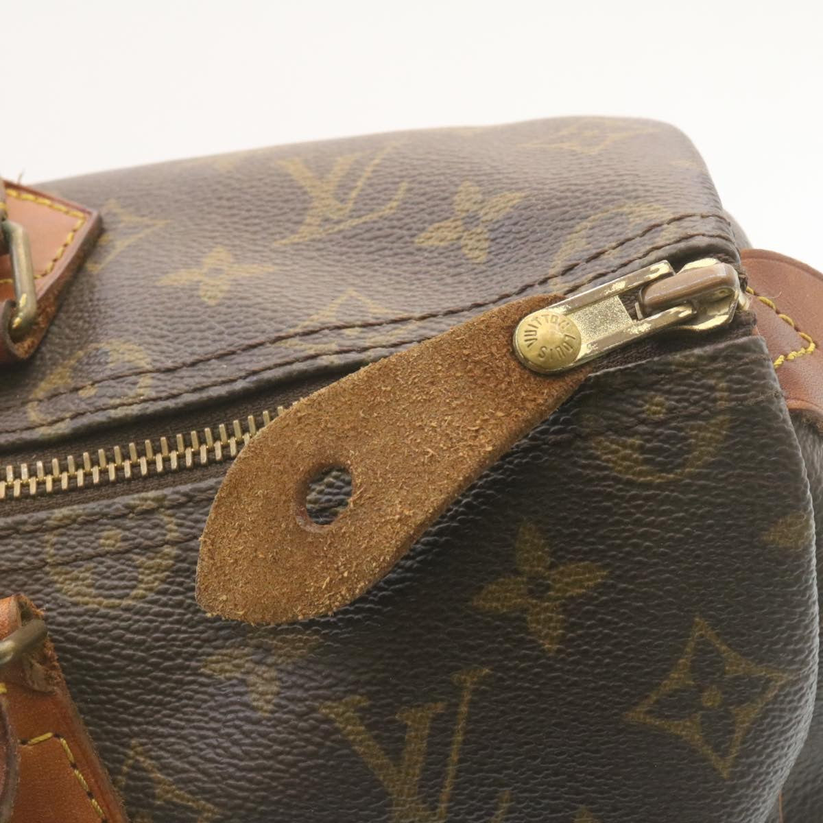 LOUIS VUITTON Monogram Speedy 35 Hand Bag M41524 LV Auth hs570