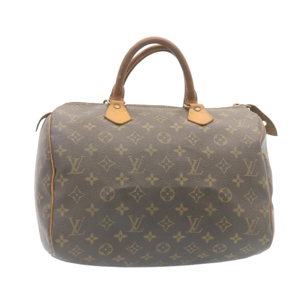 LOUIS VUITTON Monogram Speedy 30 Hand Bag M41526 LV Auth hs621