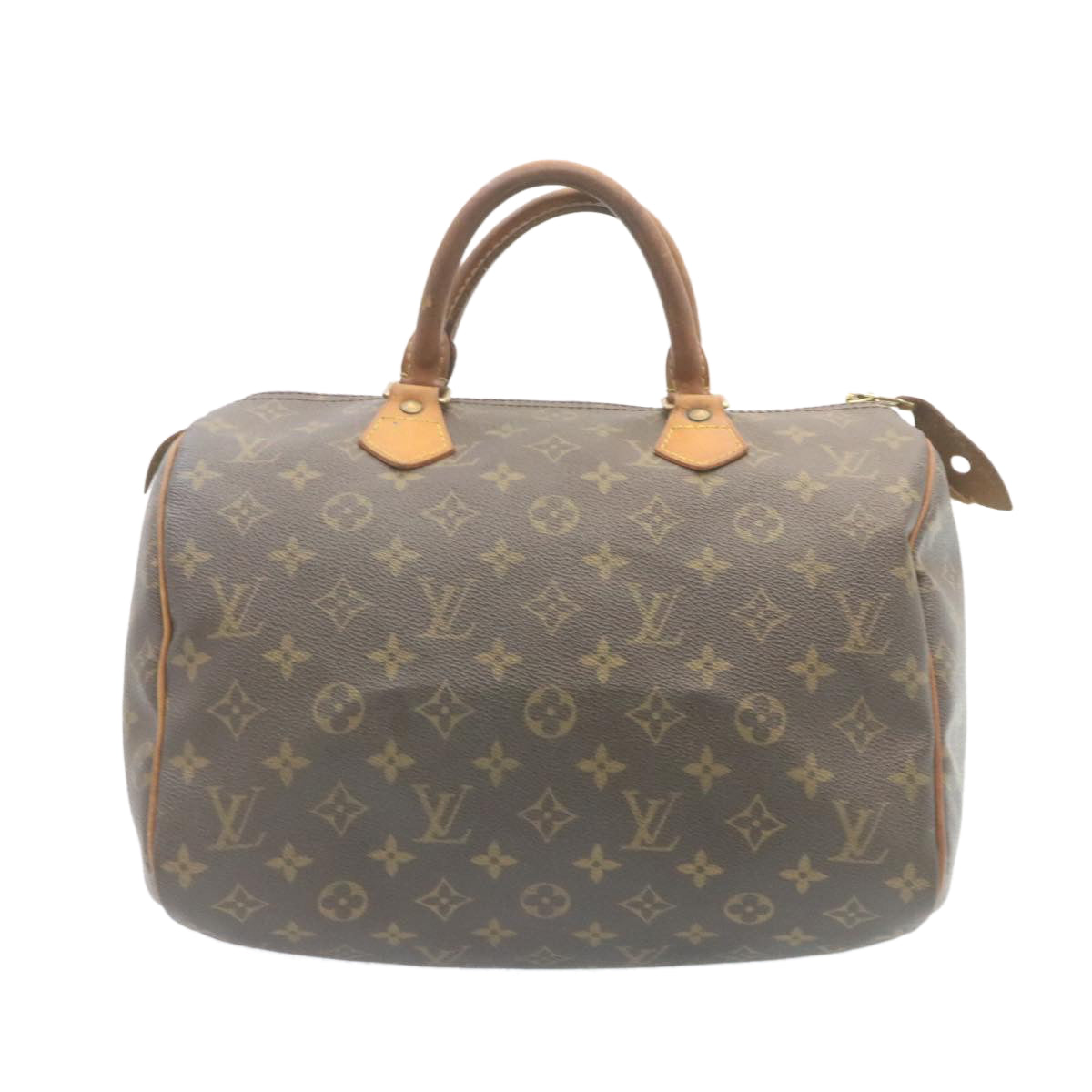 LOUIS VUITTON Monogram Speedy 30 Hand Bag M41526 LV Auth hs621