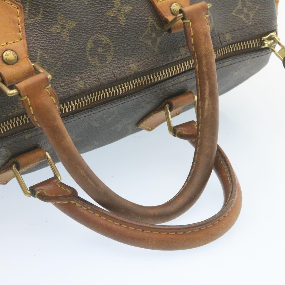 LOUIS VUITTON Monogram Speedy 30 Hand Bag M41526 LV Auth hs621