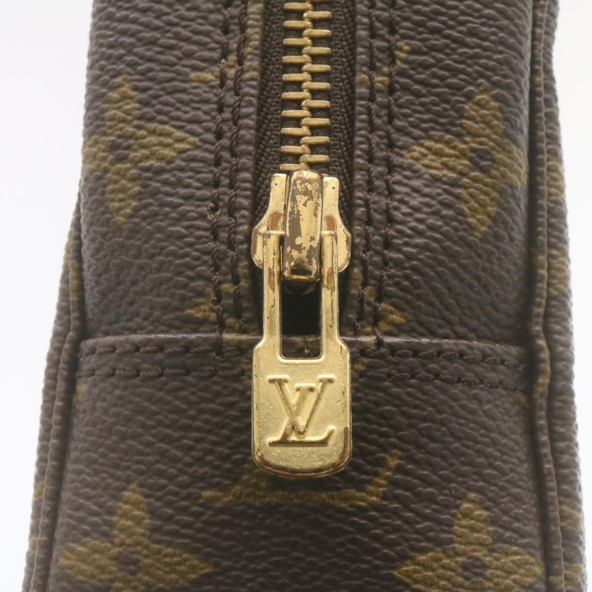 LOUIS VUITTON Monogram Trousse Toilette 23 Clutch Bag M47524 LV Auth hs654