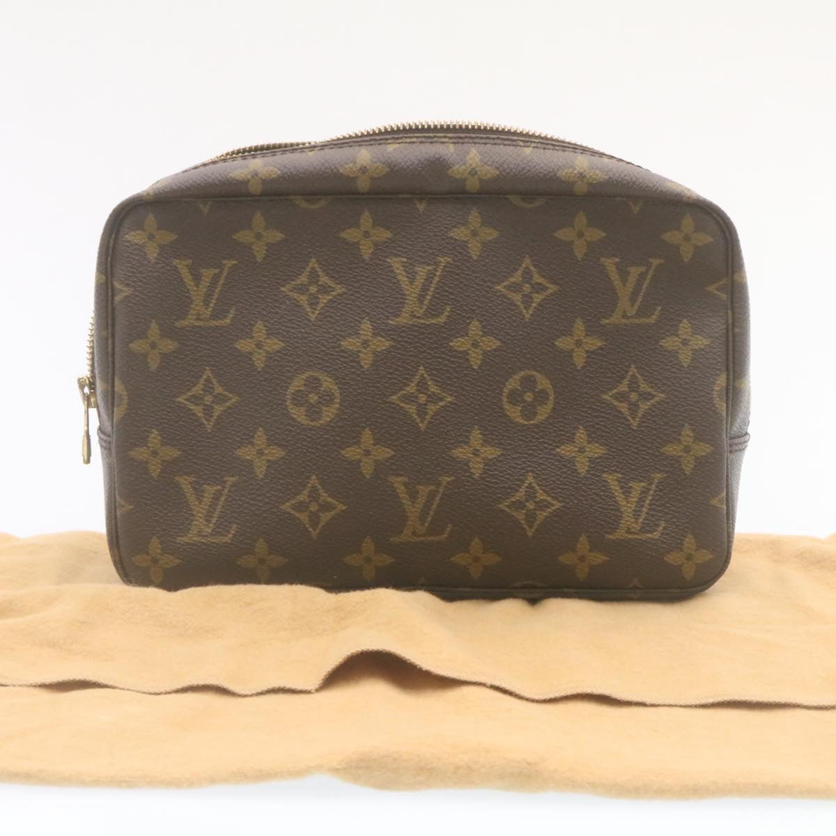 LOUIS VUITTON Monogram Trousse Toilette 23 Clutch Bag M47524 LV Auth hs654