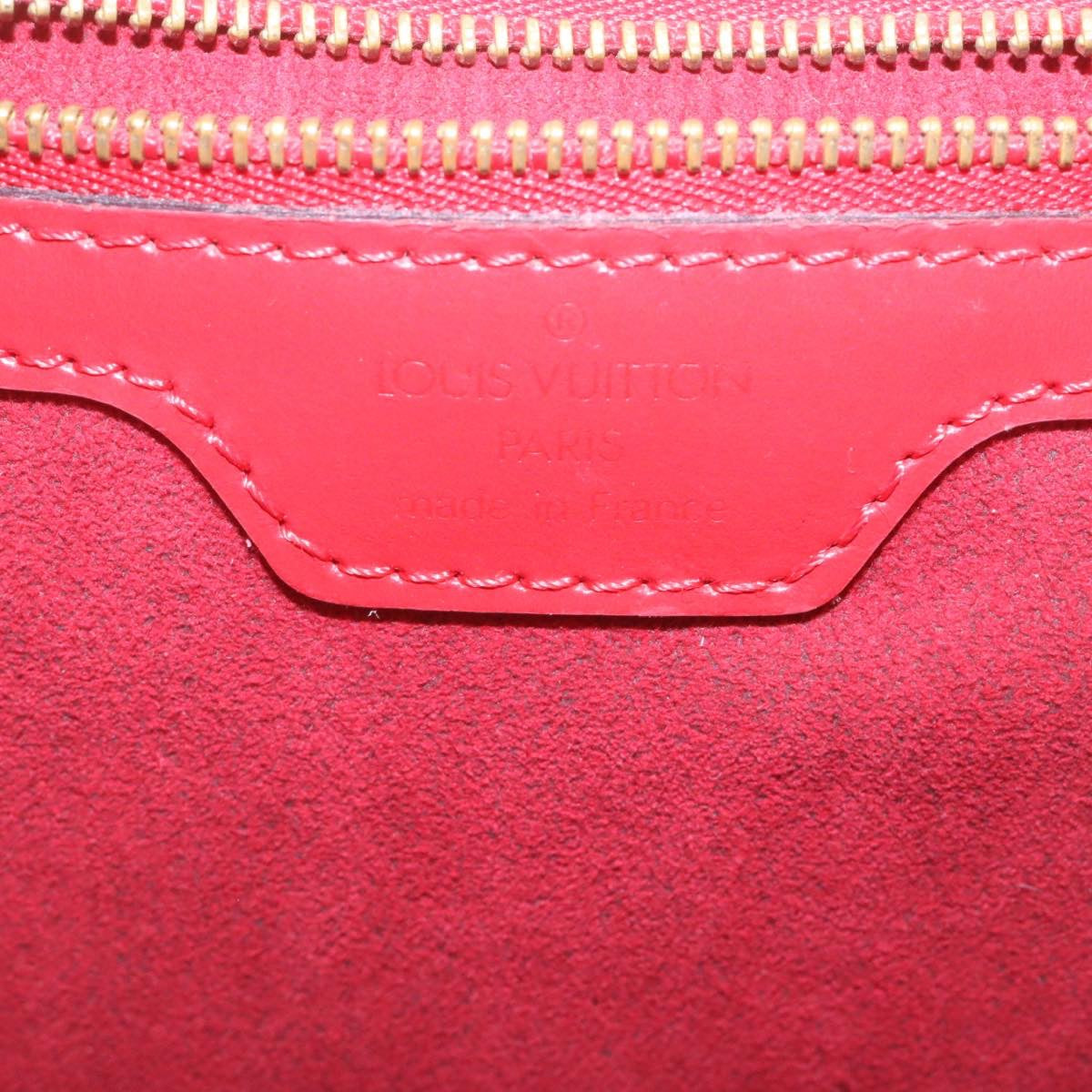 LOUIS VUITTON Epi Lussac Shoulder Bag Red M52287 LV Auth hs676