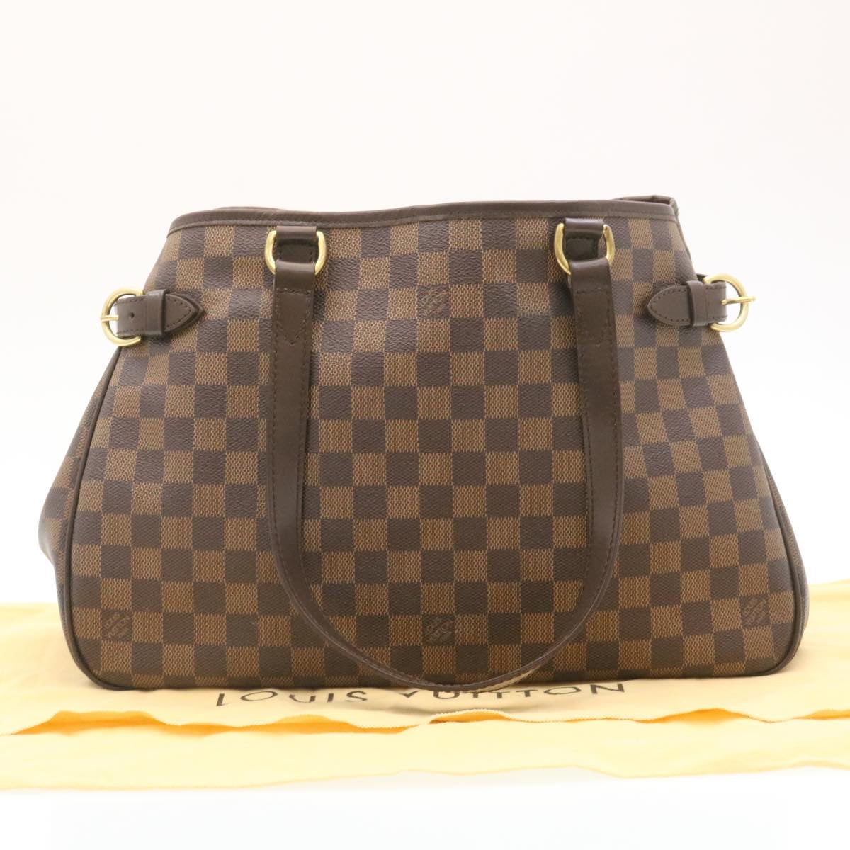 LOUIS VUITTON Damier Ebene Batignolles Horizontal Tote Bag N48179 LV Auth hs686