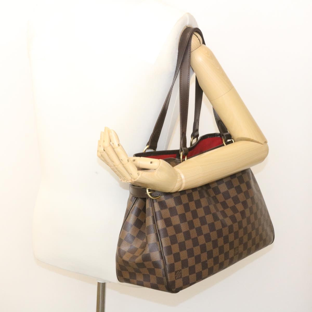 LOUIS VUITTON Damier Ebene Batignolles Horizontal Tote Bag N48179 LV Auth hs686