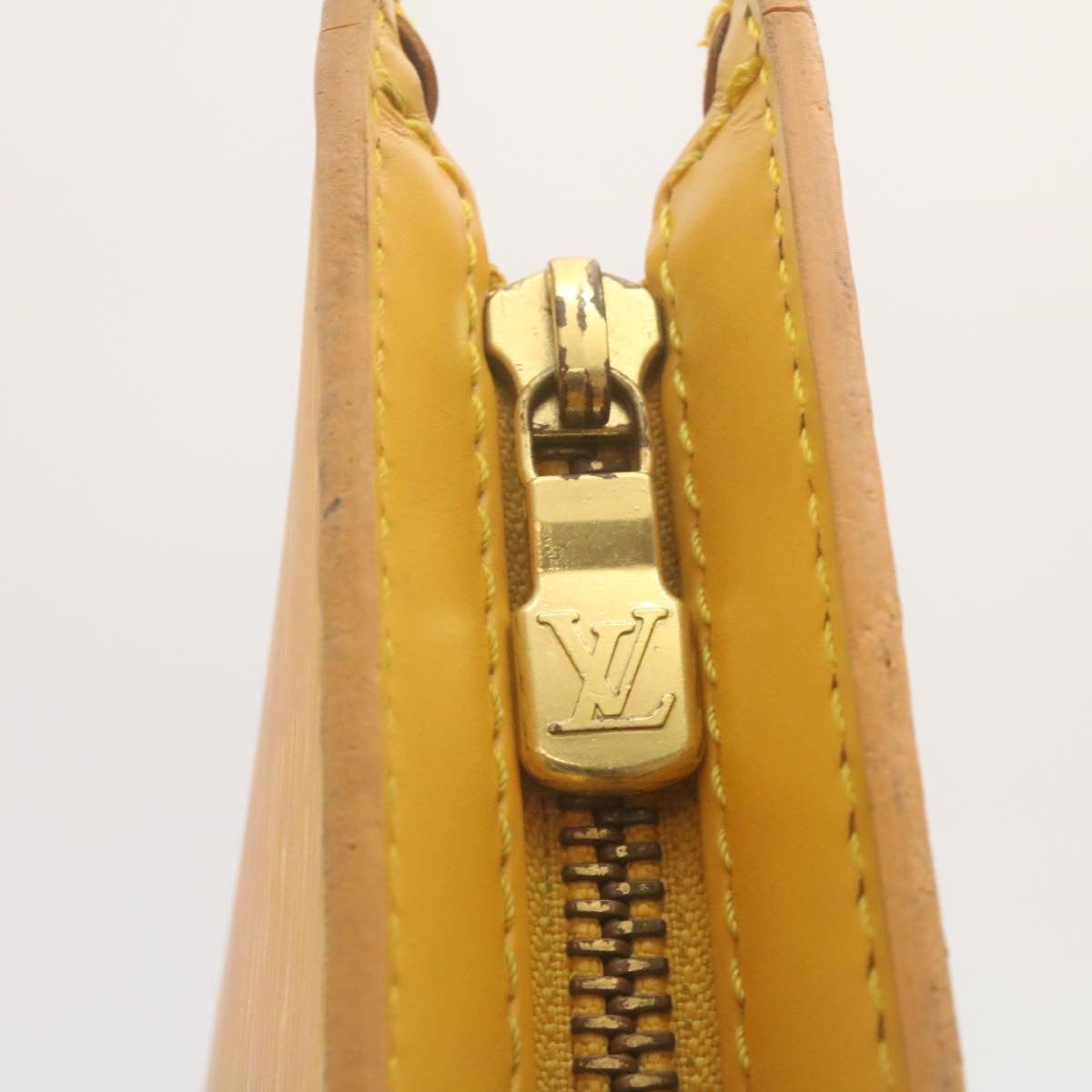 LOUIS VUITTON Epi Saint Jacques Hand Bag Yellow M52279 LV Auth hs692