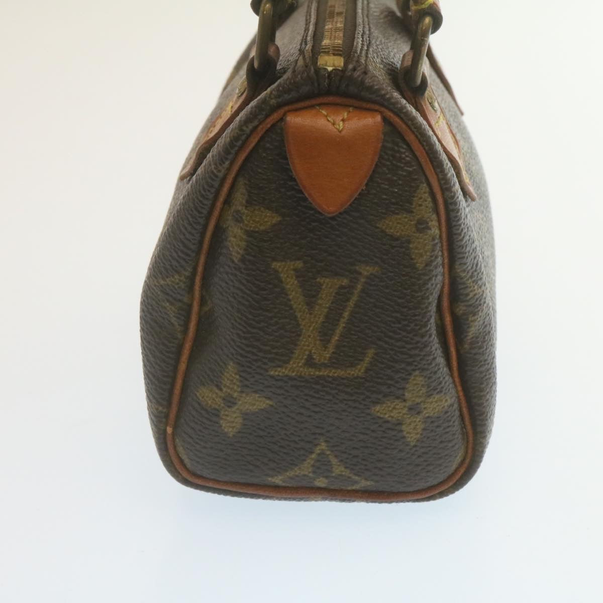 LOUIS VUITTON Monogram Mini Speedy Hand Bag M41534 LV Auth hs787