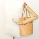LOUIS VUITTON Nomad Bucket PM Shoulder Bag Beige M85001 LV Auth hs790-30