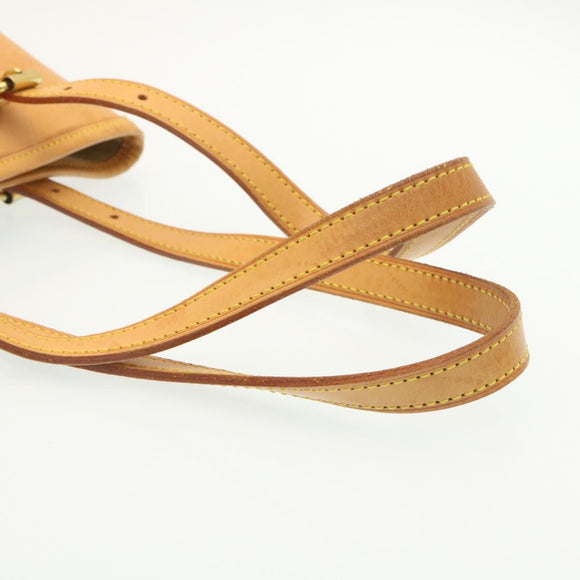 LOUIS VUITTON Nomad Bucket PM Shoulder Bag Beige M85001 LV Auth hs790