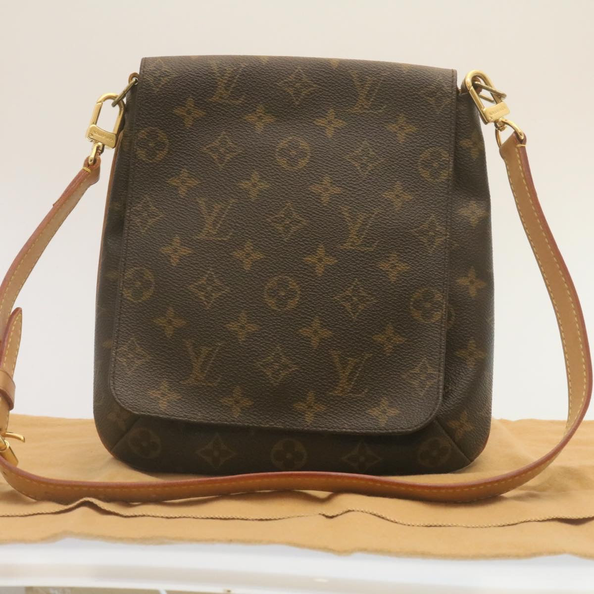 LOUIS VUITTON Monogram Musette Salsa Short Shoulder Bag M51258 LV Auth hs807