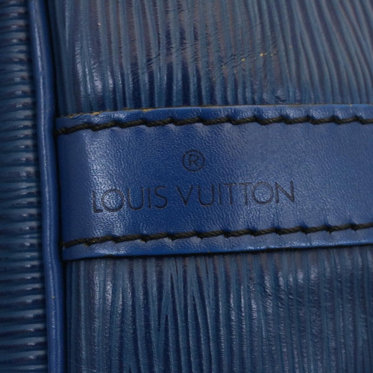 LOUIS VUITTON Epi Petit Noe Shoulder Bag Blue M44105 LV Auth hs813