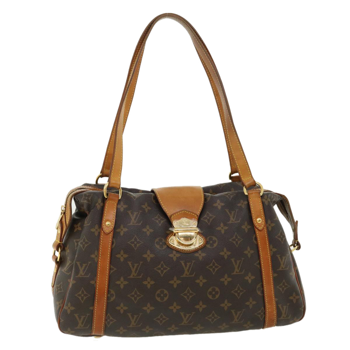 LOUIS VUITTON Monogram Stresa PM Tote Bag N42220 LV Auth hs823