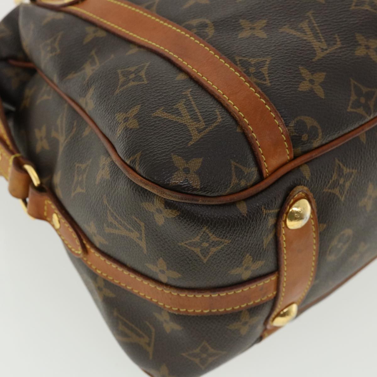 LOUIS VUITTON Monogram Stresa PM Tote Bag N42220 LV Auth hs823