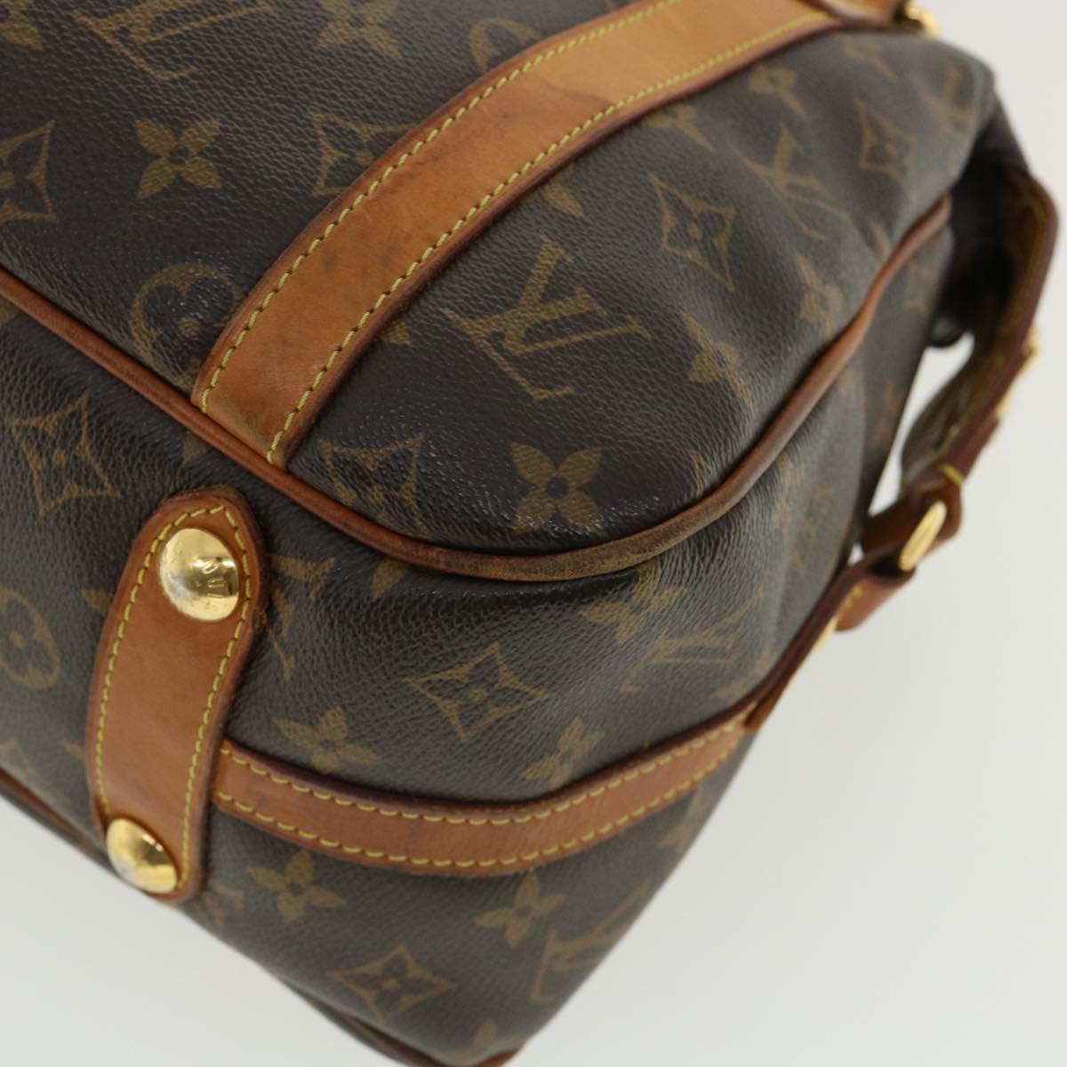 LOUIS VUITTON Monogram Stresa PM Tote Bag N42220 LV Auth hs823