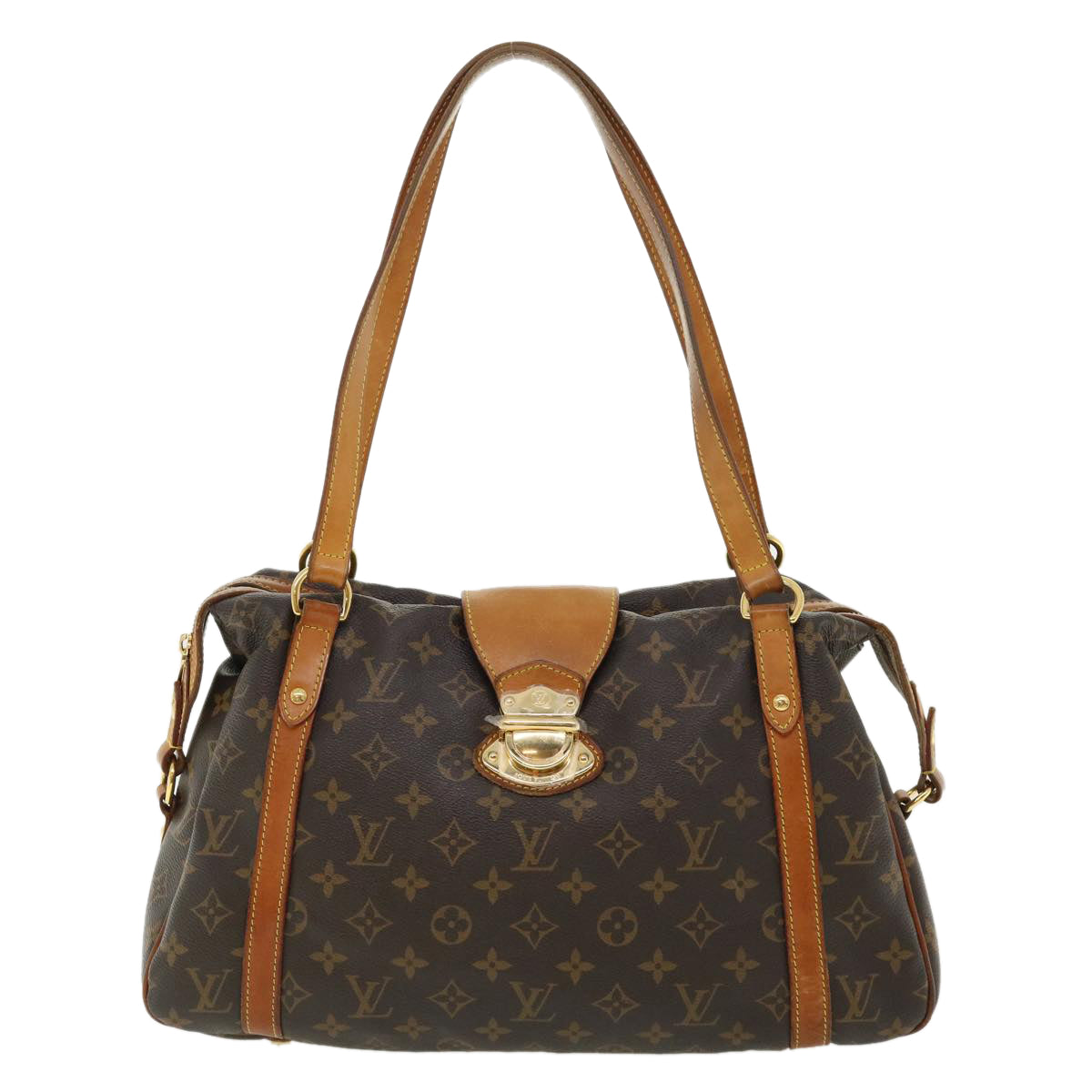 LOUIS VUITTON Monogram Stresa PM Tote Bag N42220 LV Auth hs823