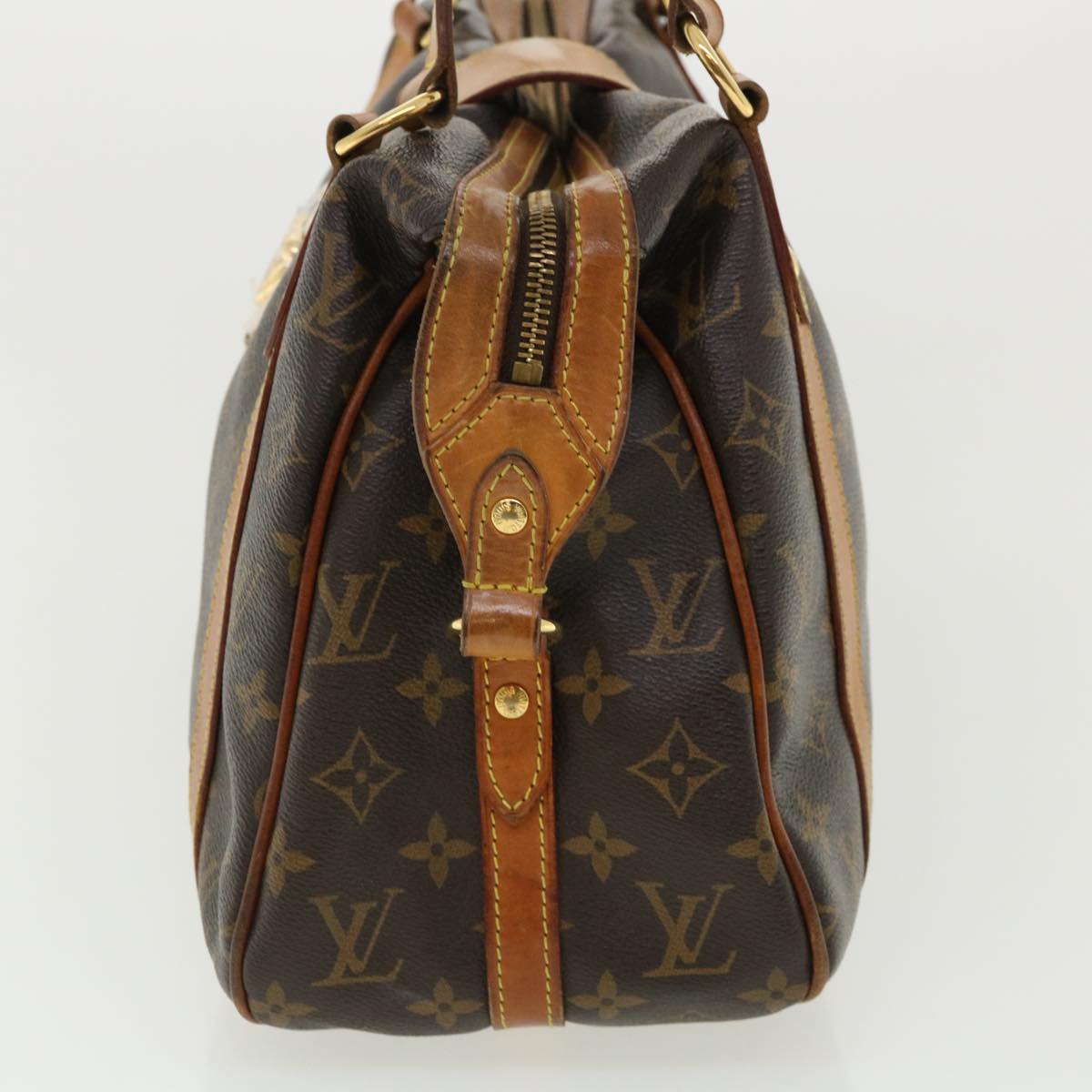 LOUIS VUITTON Monogram Stresa PM Tote Bag N42220 LV Auth hs823