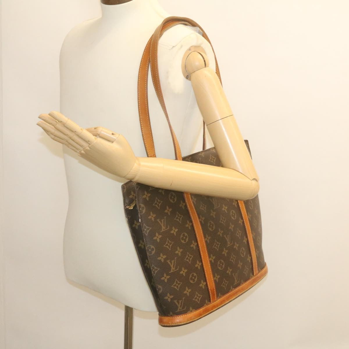 LOUIS VUITTON Monogram Babylone Tote Bag M51102 LV Auth hs857