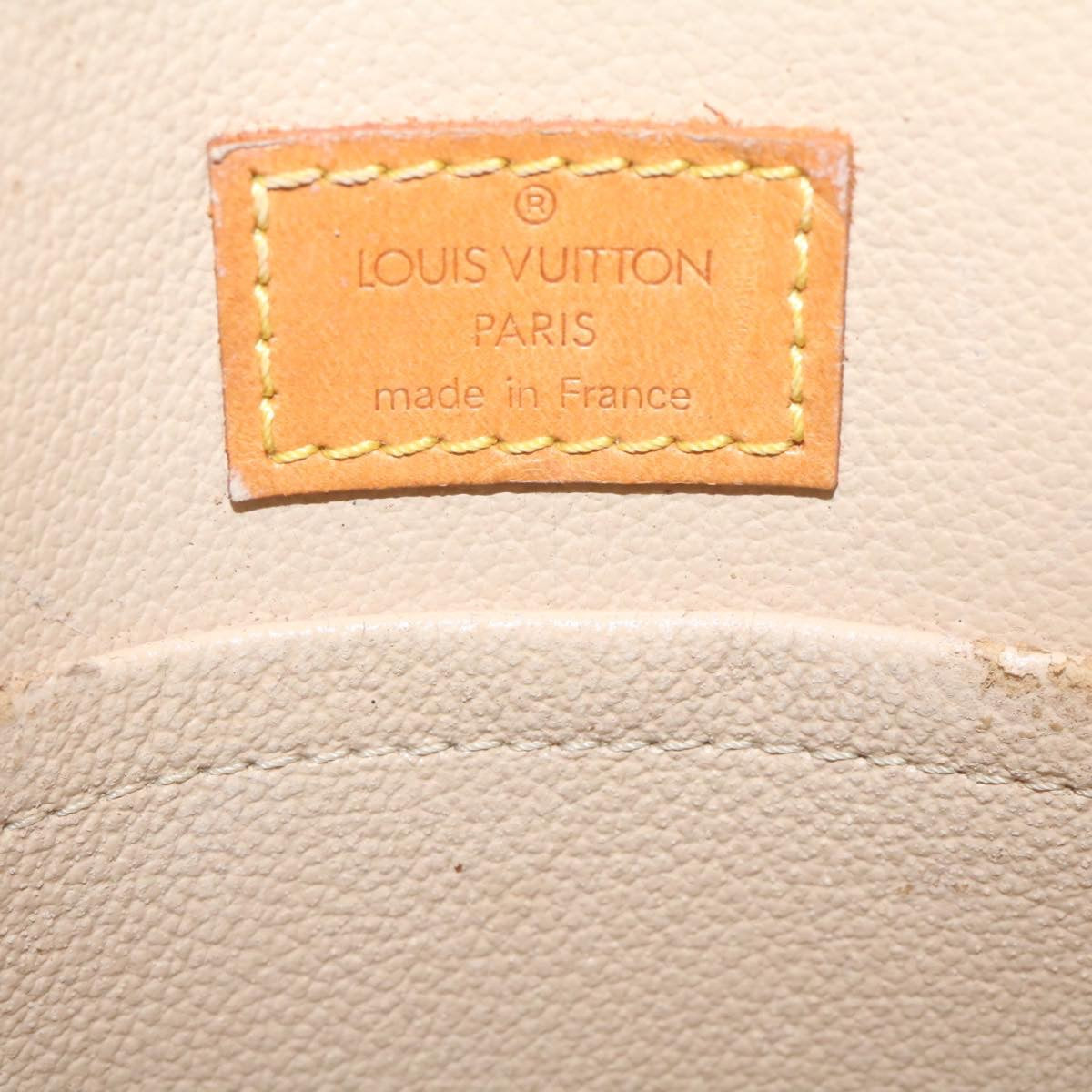 LOUIS VUITTON Monogram Sac Plat Hand Bag M51140 LV Auth hs869