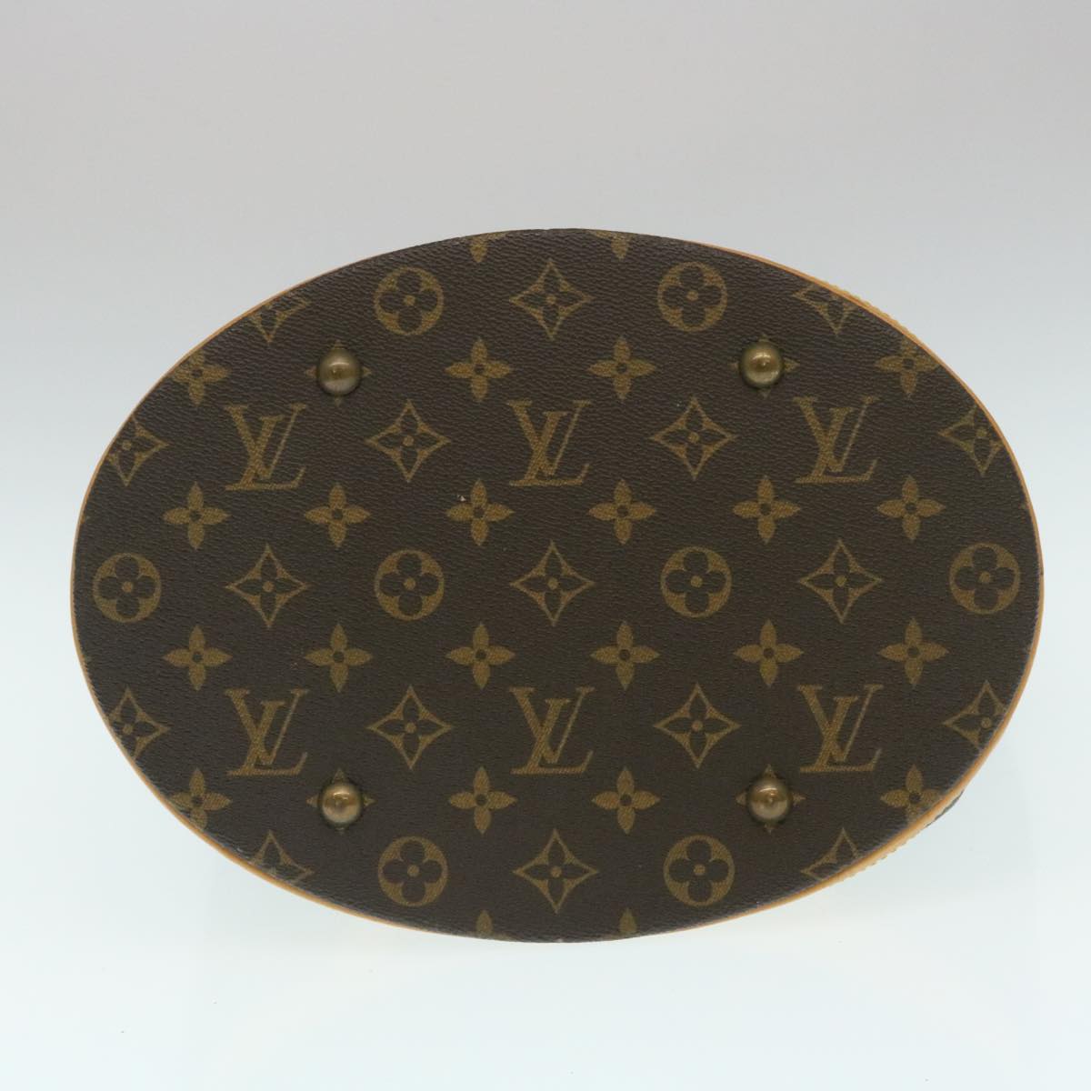 LOUIS VUITTON Monogram Bucket GM Shoulder Bag bs465 LV Auth hs884